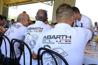 他州の公認アバルトクラブからの参加者も多数。