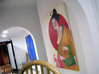 ボクを歓迎してくれた？ ゲイシャ・アート。