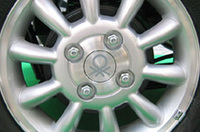 
	ホイールセンターキャップには、ベネトンのロゴマーク
	 