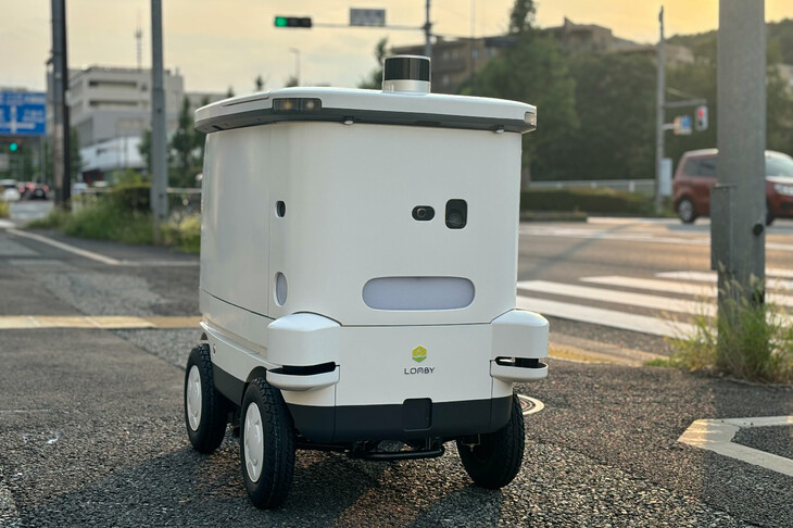 LOMBYの自動配送ロボット「LM-A」。