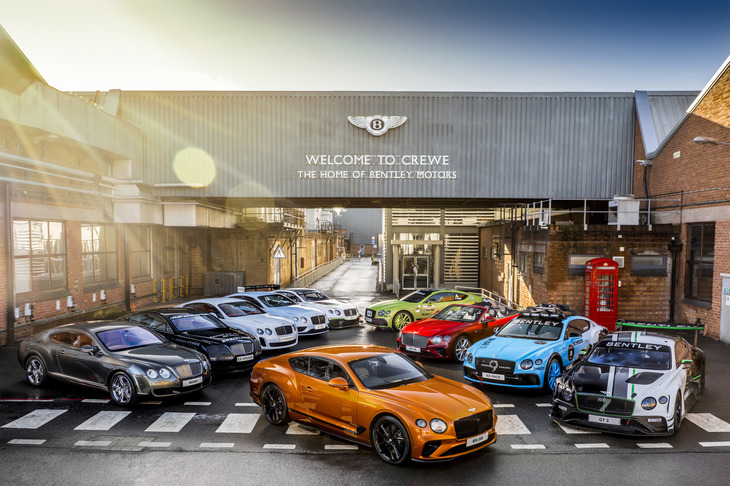 2021年1月26日に、通算8万台目となる「コンチネンタルGT」が、クルー本社工場からラインオフ。同車は、ベントレー史上最高のヒットモデルとなった。