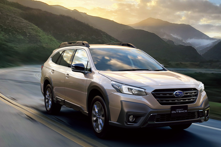 6代目にあたる現行型「スバル・レガシィ アウトバック」。