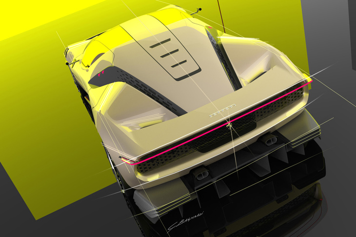 フェラーリKC23（デザインスケッチ）