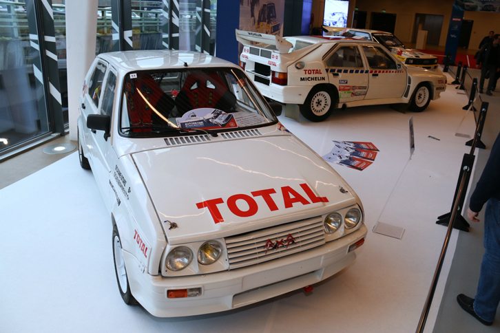 「シトロエン・ヴィザ ミルピスト」。大衆車ヴィザにおける同名の4WD版をベースとしたグループBマシンで、1984年から参戦した。