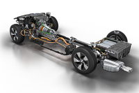 「330e」のベアシャシー。