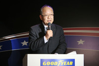 日本グッドイヤーの金原雄次郎代表取締役社長。