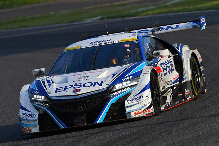 SUPER GT第6戦に勝利した、ベルトラン・バゲット／松浦孝亮組のNo.64 Epson Modulo NSX-GT。