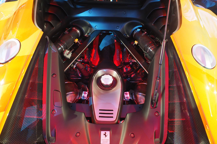 フェラーリ849テスタロッサ（エンジン）