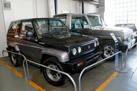 「ベルトーネ・フリークライマー2」（手前）と「フリークライマー」（奥）。ヴォランディア航空博物館のベルトーネ館で、2020年撮影。