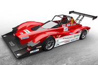 三菱が2014年のパイクスピークに投入する競技車両の「MiEV Evolution III」。
    