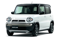 「ハスラーG」。写真はボディーカラーが「クリスタルホワイトパール 2ブラック2トーンルーフ」のもの。
    