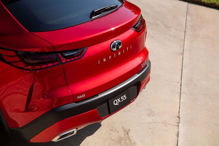 インフィニティQX55（リアまわり）