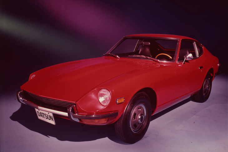 初代「S30」型の北米仕様「ダットサン240Z」。「Z／フェアレディZ」のプロジェクトは、当時米国日産の社長だった故片山 豊氏の働きかけによって実現した。