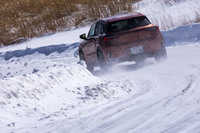 WLTCモード燃費は26.2km/リッター。雪の上り坂で頑張りすぎてしまった今回の総合燃費は13.8km/リッターにとどまり、帰り道に備えて途中で給油することになってしまった。長野県のガソリンは高い。