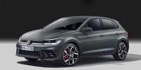新色「スモーキーグレーメタリック」の「ポロGTI」。