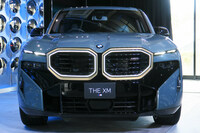 キドニーグリルの存在感に目を奪われがちなフロントまわりだが、実はその下の、ブラックで塗られた箇所も強烈にデカイ。