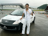 日産の電気自動車実験車両