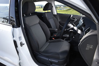 テスト車のフロントシートにはオプションのシートヒーターが装備されていた。