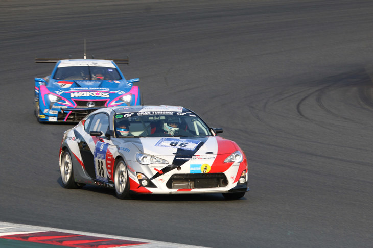 ニュルブルクリンク24時間耐久レースに参戦した「トヨタ86」の86号車。2014年にクラス優勝を果たしたモデルだ。