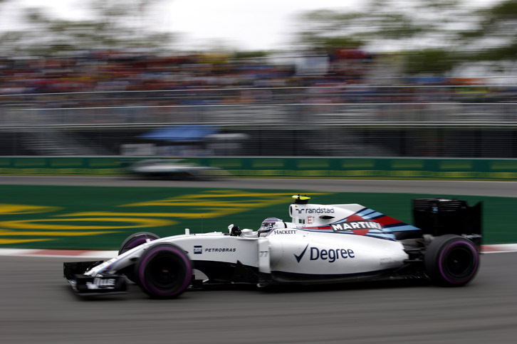 2年連続コンストラクターズランキング3位だったウィリアムズ。今年は王者メルセデスに加えフェラーリとレッドブルに先行を許していたが、7戦目にしてバルテリ・ボッタス（写真）が3位に入りようやく初表彰台を勝ち取った。（Photo=Williams）
	 