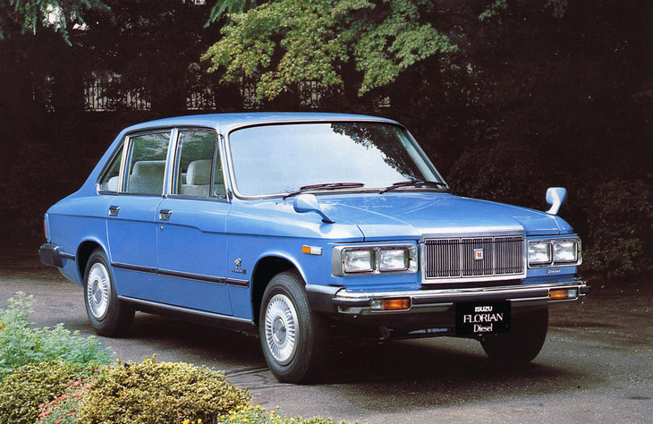 1977年にマイナーチェンジされた「フローリアン」。新しいマスクに違和感を訴える声はあったものの、同時に追加設定されたディーゼルエンジン搭載車が石油危機後の省資源ムードと合致してセールスは上向いた。