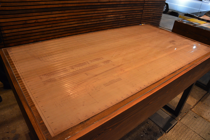 名車「コスモスポーツ」のデザイン線図（写真）も見ることができる。