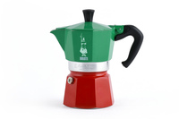 「ドブロ グリーンカラーエディション」の購入者にプレゼントされるイタリアのコーヒーマシンメーカー、Bialetti（ビアレッティ）の「モカ エキスプレス」。