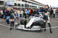 「スーパーグリッドウォーク」に展示された、「Honda Racingスクーデリア・アルファタウリAT01」。2020年のF1世界選手権を戦った、ピエール・ガスリー選手のマシンだ。