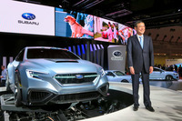 【東京モーターショー2017】スバル、“走る愉しさ”をスポーツセダンで表現