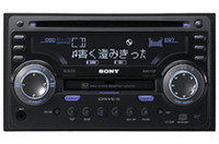 4万円台の新しい2DINモデルが「WX-S5510」。フロントにAUX端子があるのはとても使い勝手がいいはず。