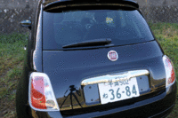 画像をクリックするとシートの倒れるさまが見られます