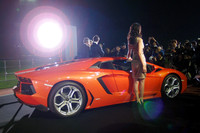 ランボルギーニ・アヴェンタドール日本初公開の画像