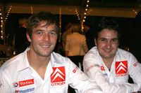 セバスチャン・ローブ（写真左）と、ダニエル・エレナ。