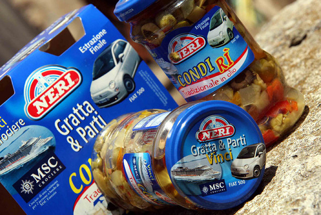 「ネーリ」という食品メーカーの「フィアット500」が当たるライスサラダの素。