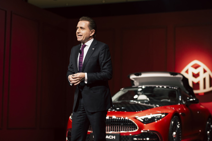メルセデス・ベンツグループ社のメルセデス・マイバッハ部門責任者ダニエル・レスコー氏。