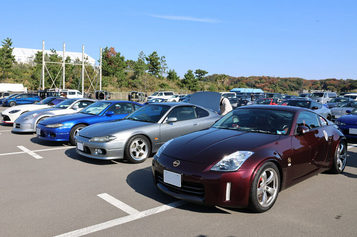 日産ファンの大好物、FRスポーツモデルも多く参加。このエリアでメインとなるのは「フェアレディZ」と「シルビア」だ。日産にはフェアレディZに加えて、シルビアのような手ごろなFRスポーツも、いつかぜひ復活させてほしい。