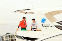 筆者（河西）もレイナも、ヤマハのボート免許教室で2級小型船舶免許を取得。自らの運転で海に出ることができる。