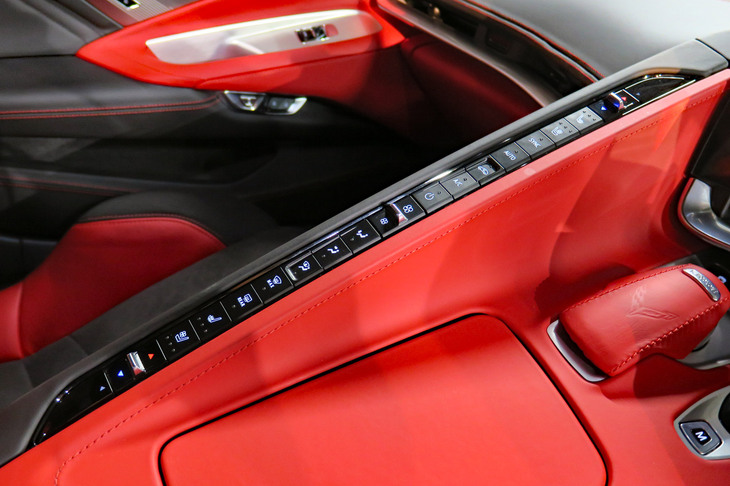 シボレー・コルベットZ06（空調のコントローラー）