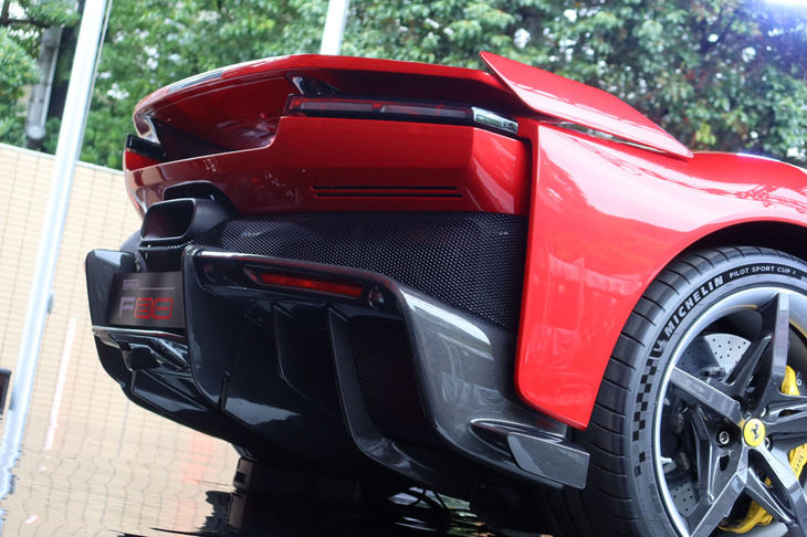 フェラーリF80（リアまわり）