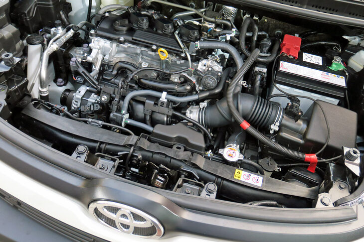 1.5リッター直列3気筒のダイナミックフォースエンジン（M15A-FKS）。