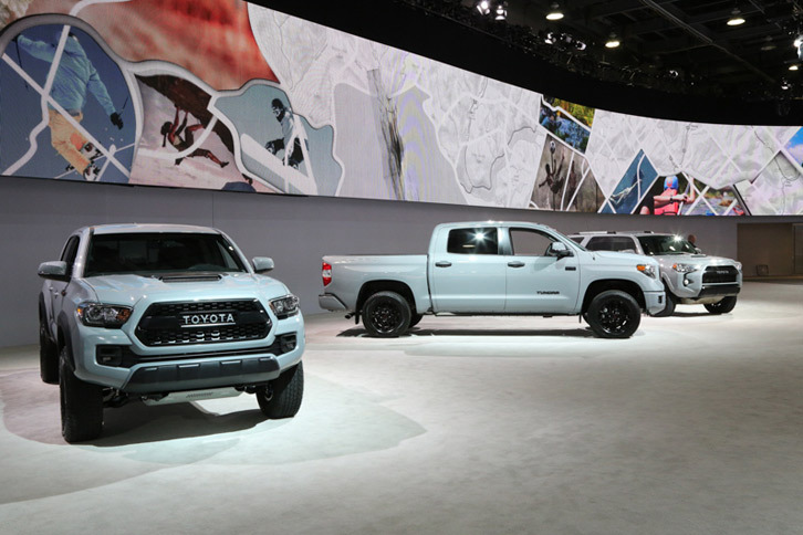 トヨタブースの様子