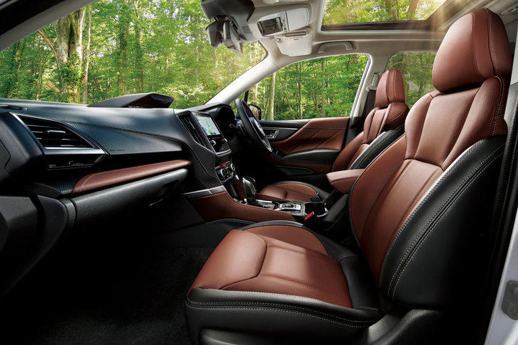 ナッパレザーシートは「アドバンス」にオプション設定される。