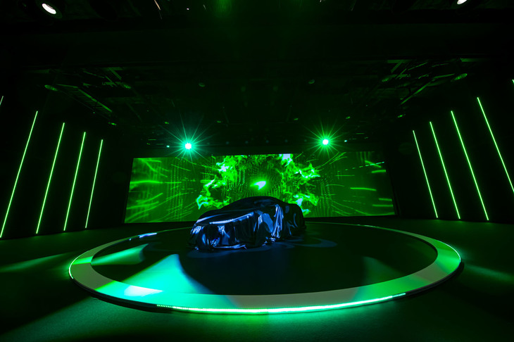 2021年4月13日、東京・竹芝において開催された「マクラーレン・アルトゥーラ」発表イベントの様子。