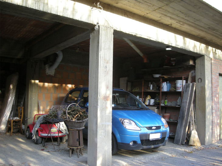 2009年、ルチアが買ったばかりのときに撮影した「シボレー・マティス」。