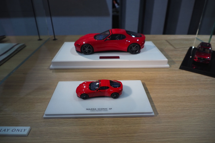 マツダブースの様子。