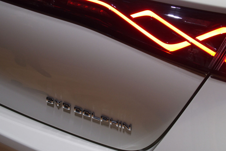 BYDドルフィン（リアのエンブレム）