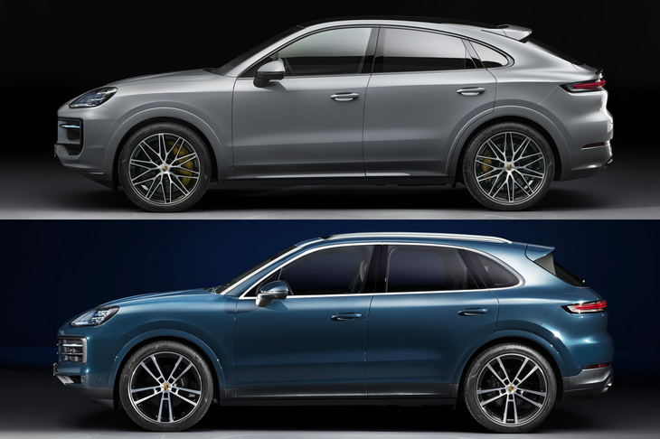 兄貴分の「カイエン」を見ると、SUVのカイエンもクーペSUVの「カイエン クーペ」も、ルーフエンドには立派なスポイラーが。こちらも間もなく（……というほど近々ではなさそうだが）フルモデルチェンジの予定なので、新型がどういった意匠となるか、気になるところだ……。