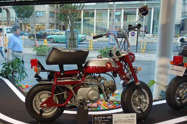 同じく「モンキーZ50A」（1969年）。