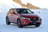 マツダCX-3 XDツーリング Lパッケージ（プロトタイプ）（4WD/6AT）【試乗記】 雪道にワクワクできる の画像1