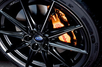 「BRZ STI Sport」にオプション設定されたブレンボ製17インチブレーキ。発売から2カ月を待たずして早々に生産可能台数の上限に達してしまい、2023年11月20日以降は新規注文ができない状況になっていた。